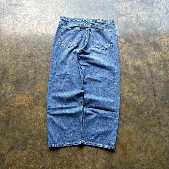 Crazy‎ Vintage Baggy Wide Leg Levis Silver Tab Jeans - Picture 1 of 8